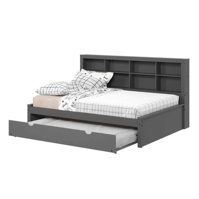 SPECIAL - Full Side Bookcase Daybed w/Trundle
