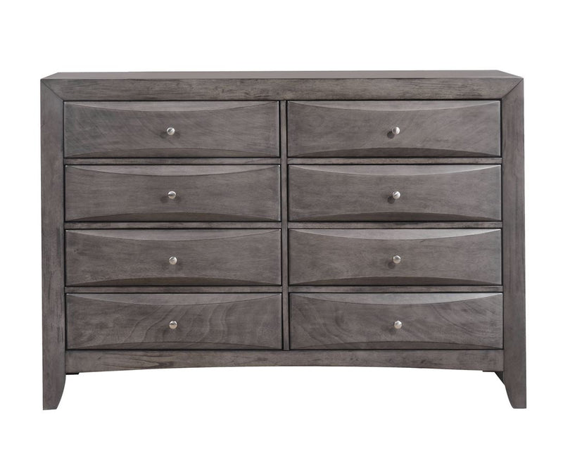 Grey 8 drawer dresser