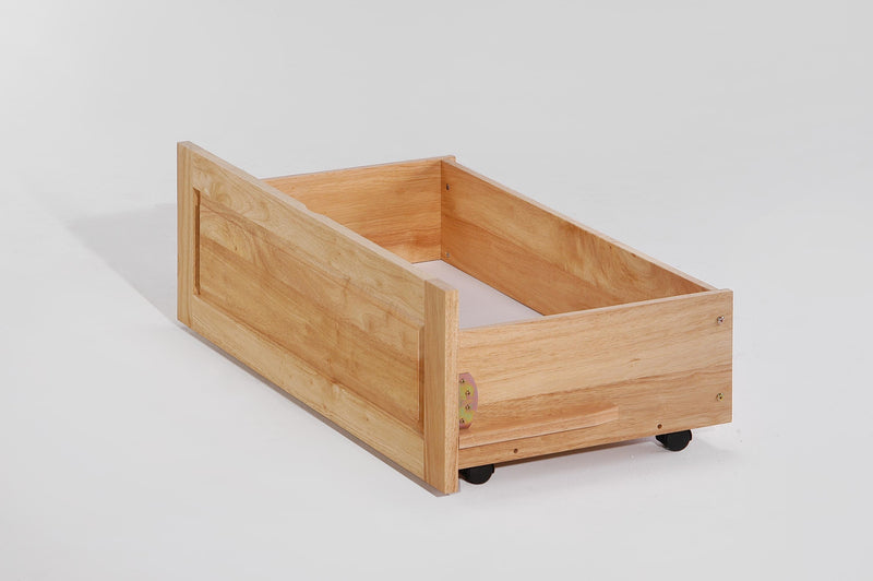 Optional Trundle Unit for Bunk Bed in Natural