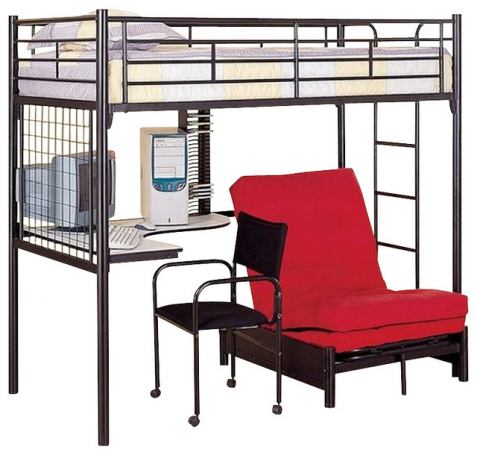 FLOOR MODEL - Twin Futon Chair w/Mattress ONLY