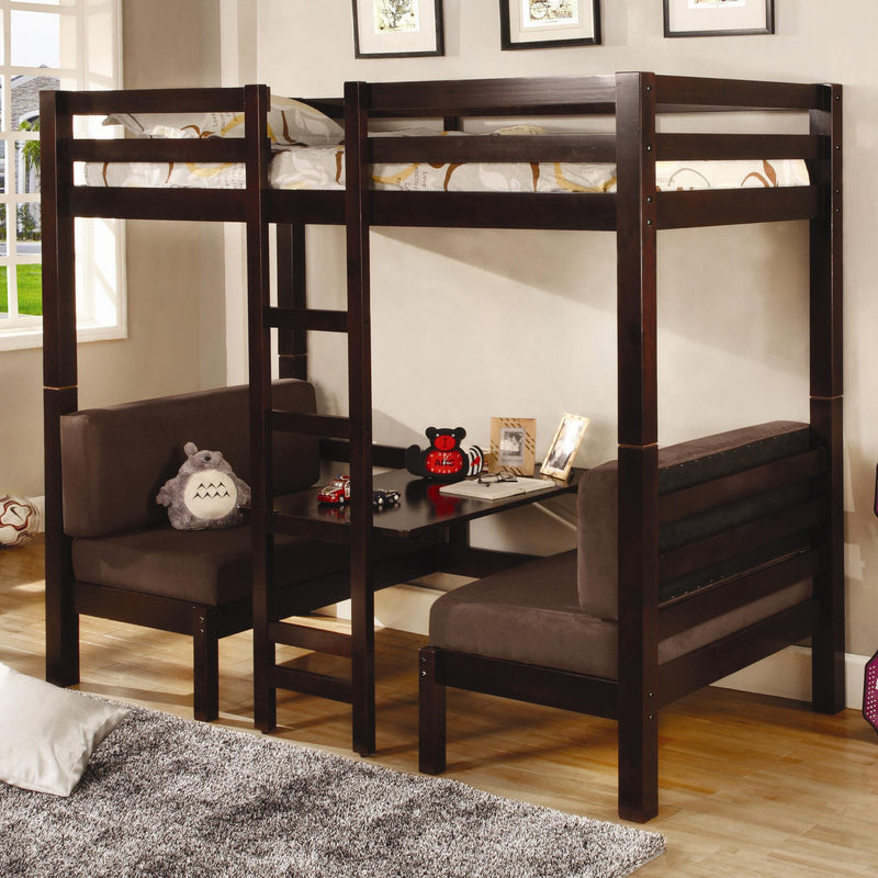 Twin Loft Bed w/Table or Seats
