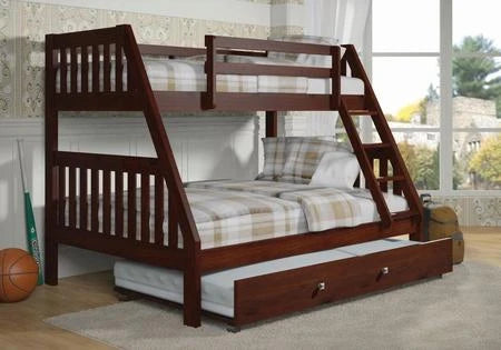 SPECIAL - Twin/Full Bunk Bed w/Trundle