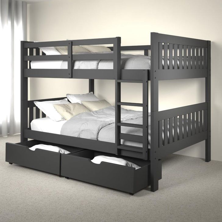 SPECIAL - Full/Full Bunk Bed w/Under Drawers