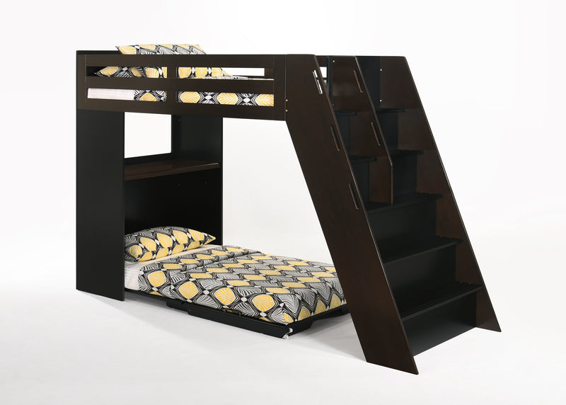 DDST Twin Loft Bed w/Optional Twin Bottom Bed