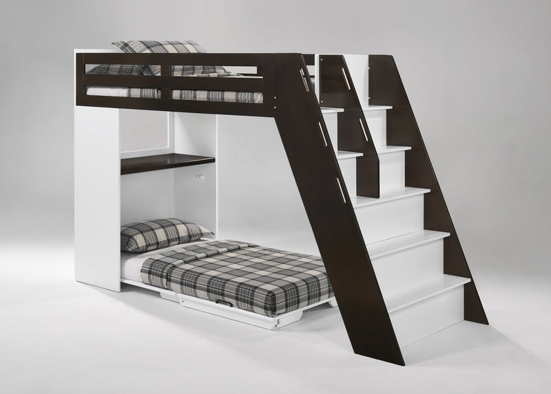 DDST Twin Loft Bed w/Optional Twin Bottom Bed