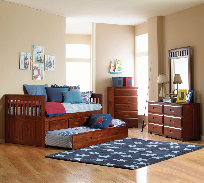 Twin Captain's or Captain's/Trundle Bed
