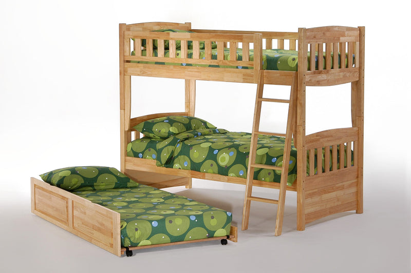 Twin over Twin Bunk Bed w/Optional Trundle Unit