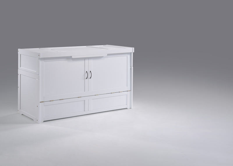 Murphy Bed Chest in White