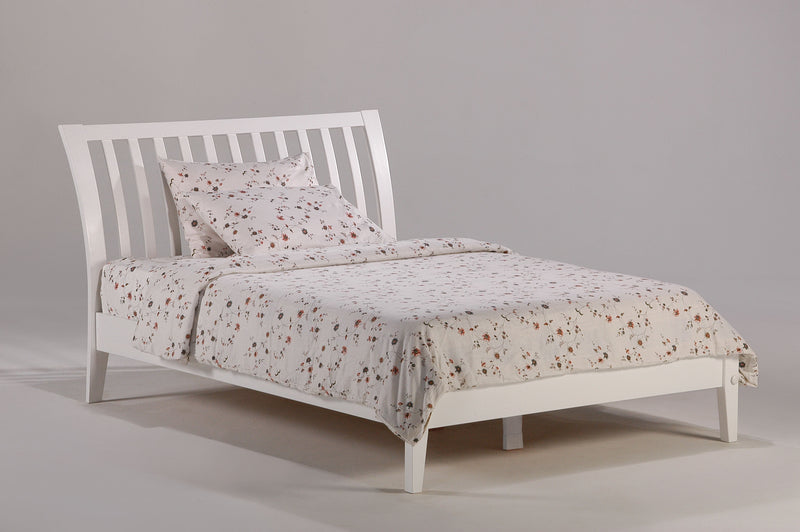 Twin Full Queen King Platform Bed in White